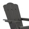 Flash Furniture Gray Adirondack Rocking Chairs with Cupholder, 2PK 2-LE-HMP-1044-31-GY-GG - alternate 5